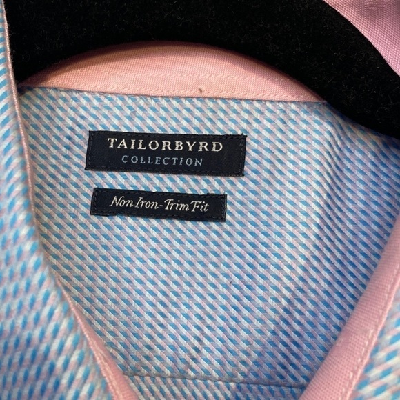 Blue and Pink dress shirt by Tailorbryd Like New - Picture 4 of 10